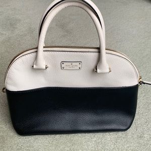 Kate Spade black and white two tone handbag perfect condition